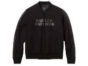 Harley-Davidson Damen Bomberjacke Willie G Skull Bling schwarz 97407-26VW