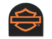 Harley-Davidson Men's Open Bar & Shield Beanie - Harley Black 97689-26VM
