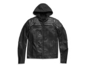 Harley-Davidson Lederjacke Auroral II, 3-in-1 Jacke Schwarz 98003-21EM