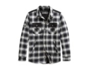 Harley-Davidson Hemdjacke Arterial Schwarz/Weiß