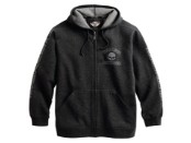 Harley-Davidson Hoodie Zip Willie G Skull Grau