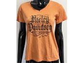 Harley-Davidson Dealer Shirt Backprint Lübeck Holstentor 2 Whirl SUM 24 26182
