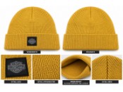 Harley-Davidson Herren Strickmütze – 97691-26VM – Senfgelb