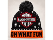 Harley-Davidson Weihnachtsmütze mit Bommel – Oh What Fun It Is To Ride!  97698-26VM