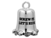 Harley-Davidson Ride Bell Screw It Lets Ride Bar & Shield Silber