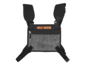 Harley-Davidson® Herren-Brusttasche mit HD-Logo und reflektierendem Futter – Schwarz MHM008/08