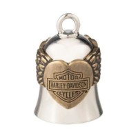 Harley-Davidson Ride Bell Campanella Heart Wings 34M00093