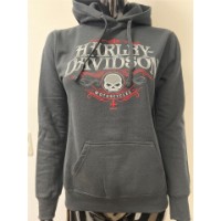 Harley-Davidson Damen Willie G Skull Swirl Ladies Schwarz