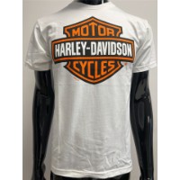 Harley-Davidson T-Shirt Bar & Shield Weiß
