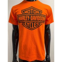 Harley-Davidson T-Shirt Bar & Shield Orange