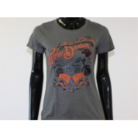 Harley-Davidson Damen T-Shirt Invisible Grau