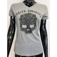 Harley-Davidson Damen T-Shirt Lacey Grau