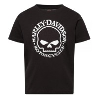 Harley-Davidson Kinder T-Shirt Willie G Skull schwarz Dealer Shirt
