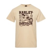 Harley-Davidson Western Dealer-Shirt mit Lübeck Holstentor Backprint 40294930
