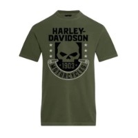 Harley-Davidson Merit Dealer-Shirt mit Lübeck Holstentor Backprint 40294931