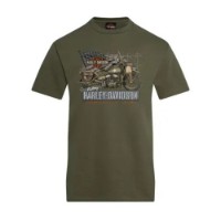 Harley-Davidson Liberator Dealer-Shirt mit Lübeck Holstentor Backprint 40294938