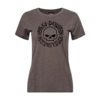 Harley-Davidson Conjure Willie G Skull Dealer-Shirt mit Lübeck Holstentor Backprint 40294962