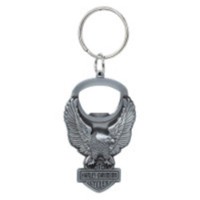 Harley-Davidson Bar & Shield with Eagle Bottle Opener Key Chain 4579