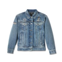 Harley-Davidson Damen Denim Jacket Blau 96288-24VW