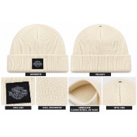 Harley-Davidson Strickmütze Creme / Off-White – 97690-26VM