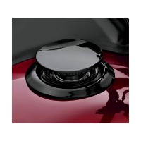 Harley-Davidson Bündiger Tankdeckel FXFB & FXFBS Modelle ab '18 Schwarz