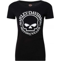 Harley-Davidson Willie G Skull Dealer-Shirt mit Lübeck Holstentor Backprint 40294896 