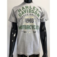 Harley-Davidson T-Shirt Tall Word Grau