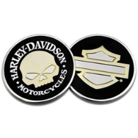 Harley-Davidson Mirror Willie G. Skull B&S Challenge Coin Sammelmünze HD-126492  682608008505