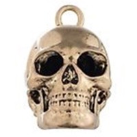Harley-Davidson Ride Bell Skull in Gold 34M00135