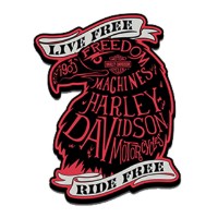 Harley-Davidson PIN, 1,5" HD SHADOW EAGLE STOCK PIN 682608015572