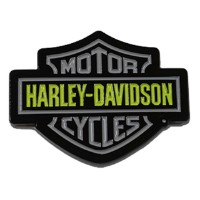 Harley-Davidson 1,5 Zoll. Venom Bar & Shield Metall Pin - Neon & schwarze Oberfläche