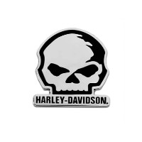 Harley-Davidson Pin Anstecknadel Groß Willie G. Skull Silber 185195  682608013097