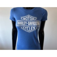 Harley-Davidson Damen T-Shirt Blue Reign Blau