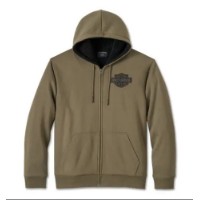 Harley-Davidson Bar & Shield Sherpa Full Zip Hoodie grün
