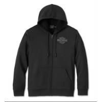 Harley-Davidson Bar & Shield Sherpa Full Zip Hoodie schwarz