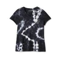 Harley-Davidson Damen Tie Dye V-Neck T-Shirt Schwarz