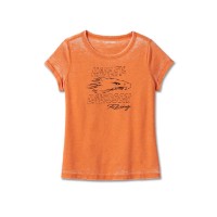 Harley-Davidson Damen Screamin’ Eagle Burnout T-Shirt Orange