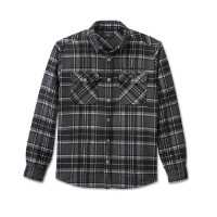 Harley-Davidson Premium Overshirt - Plaid – Blackened Pearl & Quiet Shade