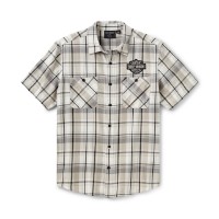 Harley-Davidson Essential Short Sleeve Plaid Shirt für Herren 96189-26VM
