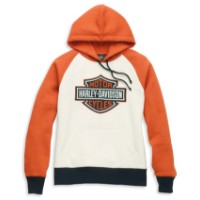 Harley-Davidson Damen Hoodie Iconic Script Font Colorblock 96204-22VW / 99009-23VW