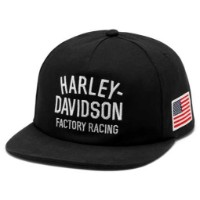 Harley-Davidson Baseball Cap Factory Racing Twill schwarz 96361-26RX