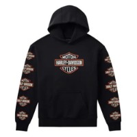 Harley-Davidson Hoodie State of Mind Fleece schwarz Kaputzenpullover 96383-26VM
