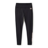 Harley-Davidson Damen-Leggings aus feuchtigkeitsableitendem Material, Essential, Schwarz / 96407-25vw
