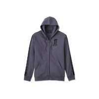 Harley-Davidson Zip Hoodie Herren #1 Racer blaugrau