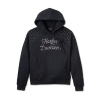 Harley-Davidson Studded Out Pull Over Hoodie für Damen 96570-24VW
