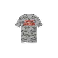 Harley-Davidson T-Shirt Wizard Vapor Grau