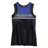 Harley-Davidson Damen Tank-Top Performance Schwarz/Lila