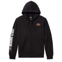Harley-Davidson Zip Hoodie Sweatjacke Route 66 Anniversary schwarz 96806-26VX Unisex