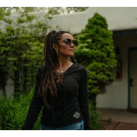 Harley-Davidson Damen-Langarmshirt mit Schnürung – Harley Schwarz 96839-25VW