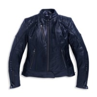 Harley-Davidson Damen Lederjacke Queen II Asphalt Schwarz 97170-23EW  3XL